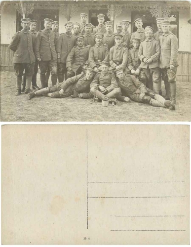 Deutsche Soldaten vom 8. Regiment 1. WK Echtfoto * ca. 1915