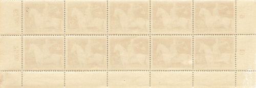 German Reich Michel 854 The Brown Ribbon of Germany Counter Sheet Part **1943