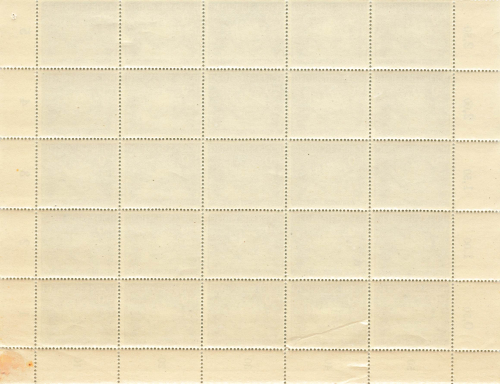 German Reich Michel 855 Peter Rosegger counter sheet part **1943