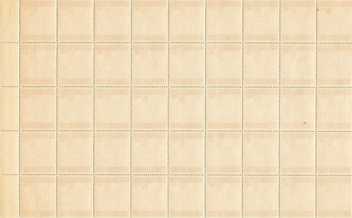 German Reich Michel 858 Horse Racing Grand Prix of Vienna Counter Sheet Part **1943