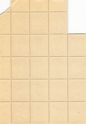 German Reich Michel 86 Lubeck counter sheet part **1943