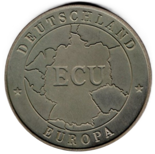 Deutschland Europa ECU 1992 Medaille