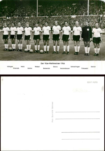 Germany vice world champion 1966 football world championship