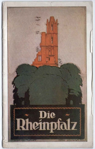 The Rheinpfalz Bavarian Traffic Book III. Part travel guide 32 pages 1940