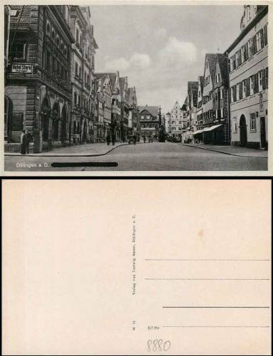 89407 Dillingen Donau Hotel Stern *ca. 1940