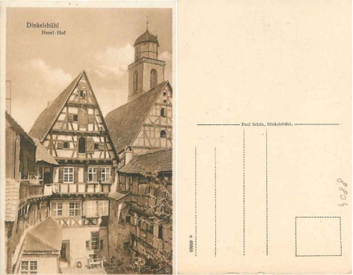 91550 Dinkelsbuehl Hezel Hof *ca. 1920