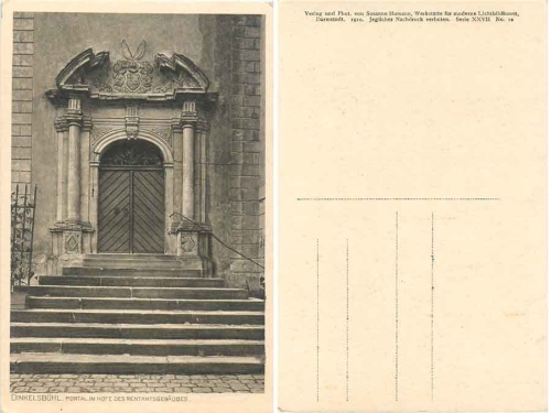 91550 Dinkelsbuehl Portal im Hofe des Rentamtsgebaeudes * 1930