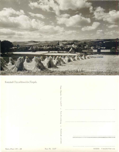 01744 Dippoldiswalde Erzgebirge AK 1958