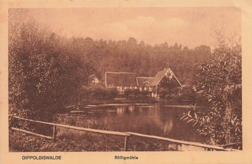 01744 Dippoldiswalde Roelligmuehle * um 1930
