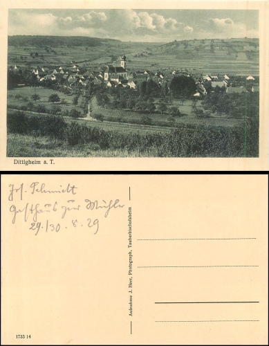 Dittigheim Tauberbischofsheim *ca. 1929