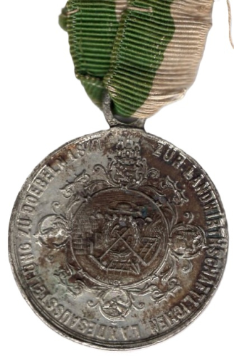 Döbeln Medaille Landwirtschaft und VI. Gewerbe Ausstellung 6.- 10.9.1877