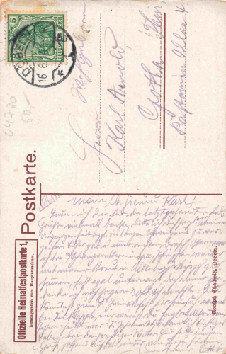 04720 Döbeln Heimatfest 20. - 22. Juni 1914 Künstlerkarte