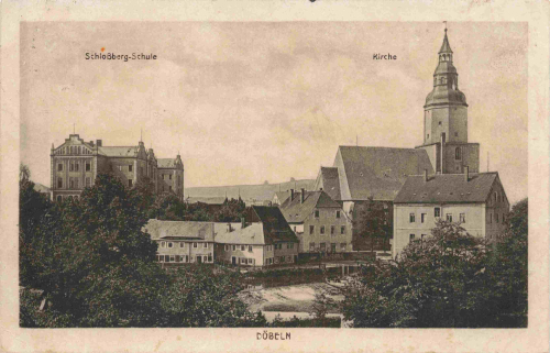 04720 Döbeln Schlossberg Schule o 1930