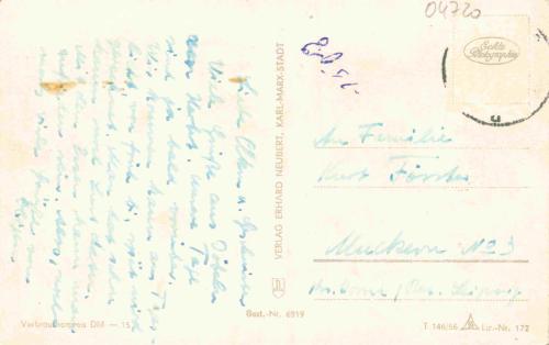 04720 Döbeln Rathaus Notenbank o um 1956