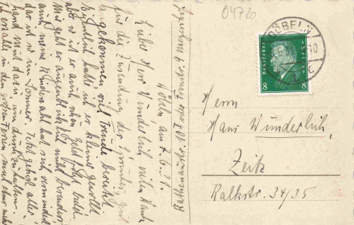 04720 Döbeln Gemischwarenladen Max Albrecht o 1931