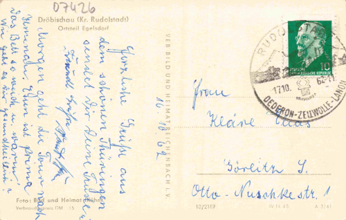 Döbischau-Egelsdorf o 1962