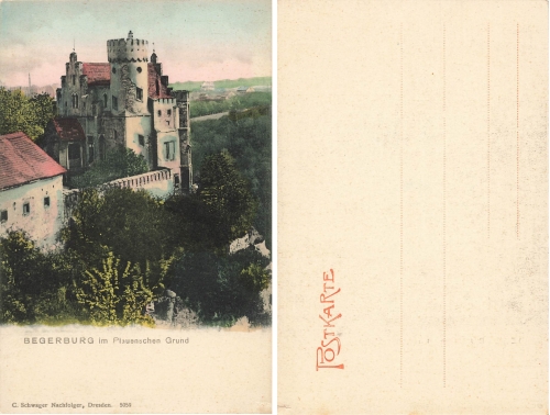 Doelzschen Dresden Begerburg im Plauenschen Grund * um 1900