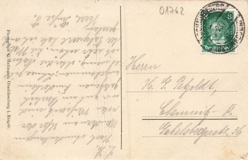 01744 Dönschten Dippoldiswalde Licht Luft Bad o 1928