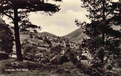 Döschnitz Schwarzatal  o 1962