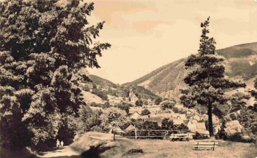 Döschnitz Schwarzatal Landpoststempel Döschnitz über Rudolstadt o 1962