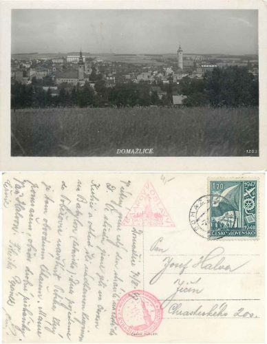 Domazlice o 7.8.1947