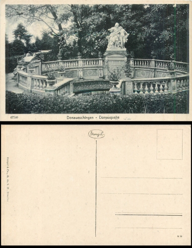 Donaueschingen Donauquelle *ca. 1925
