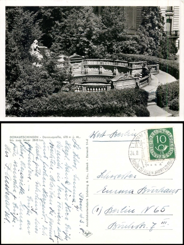 Donaueschingen Donauquelleo 24.8.1953