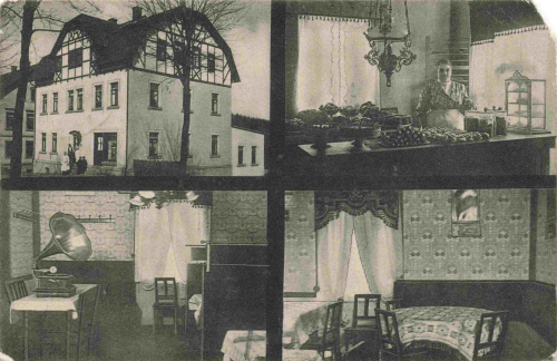 Dorfchemnitz Zwönitz im Erzgebirge Konditorei Alfred Gerlach o 1911