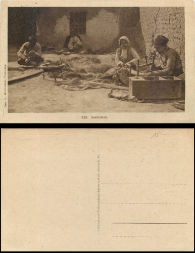 Wood turning (Balkans) * around 1917