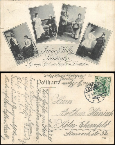 Barrel organ Trude and Willy Ledwinka o 2.4.1911