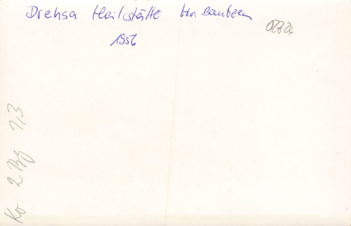 02627 Drehsa (Stadt Weißenberg) Heilstätte * 1956