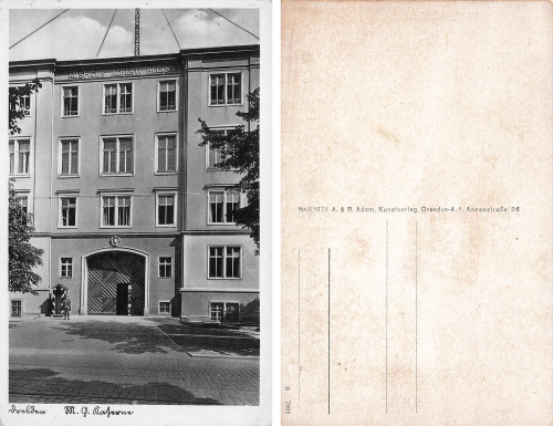 Dresden Neustadt M.G. Barracks Koenigsbrücker Strasse 88 * 1938