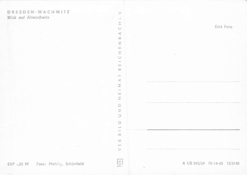 Wachwitz Dresden Altwachwitz * 1969