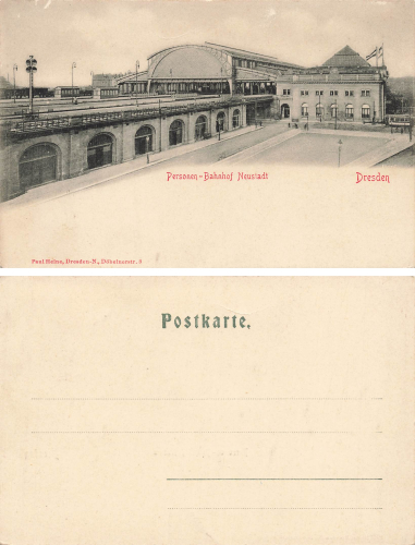 Dresden Neustadt Neustadt Station * around 1900