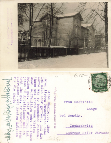 Blasewitz Dresden Marschall-Allee 34 Echtfoto o 1941