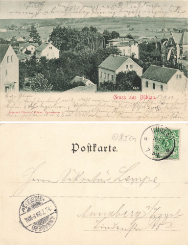 Buehlau Dresden o 1899