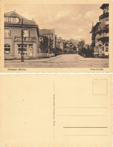 Buehlau Dresden Restaurant zur Schmiede A. Elsner * um 1940