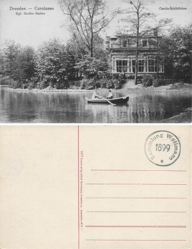 Dresden Carolaschloesschen Grosser Garten * um 1910