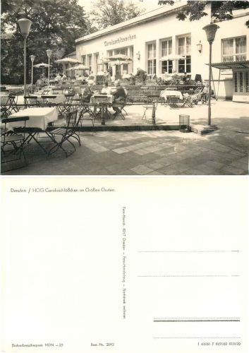 Dresden Carolaschloesschen Grosser Garten *1968 Hanich2092