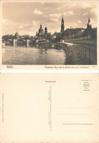 Dresden Dom Kath. Hofkirche und Schloss * 1950 ​​​​​​​Verlag Hahn-Foto10816