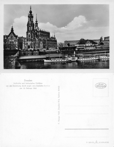 Dresden Elbdampfschiff Blasewitz * 1955