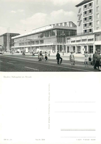 Dresden Ernst-Thaelmann-Strasse Kulturpalast *1971 Hanich2206