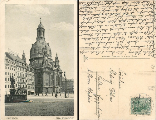 Dresden Frauenkirche o September 15, 1915
