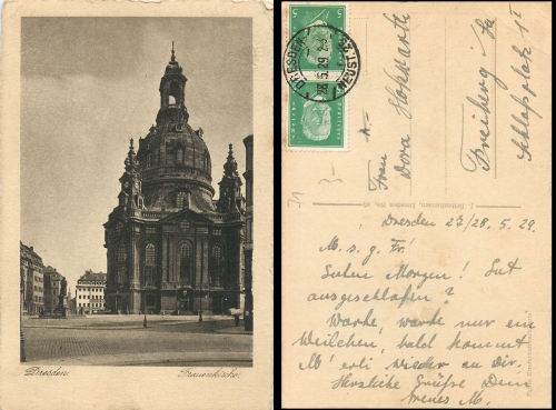 Dresden Frauenkirche o 28.5.1929