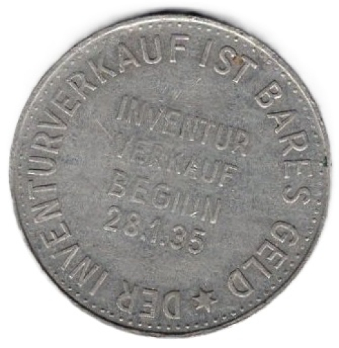 Dresden Georgplatz Your friend Boehme Inventory Sale 1935