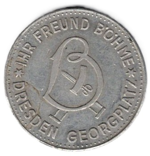 Dresden Georgplatz Your friend Boehme Inventory Sale 1935