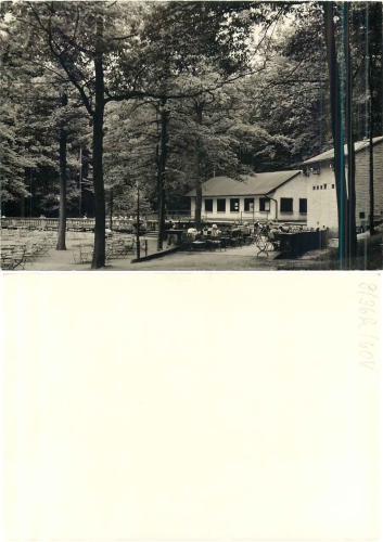 Dresden Great Garden Restaurant Economy real photo card *around 1968
