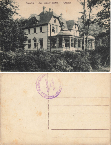 Dresden Pikardie Grosser Garten * um 1910