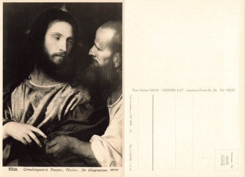 Dresden Picture Gallery Titian Zinsgroschen * 1966 Hahn Publishing House-Photo 13710