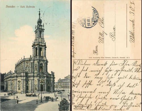 Dresden Katholische Hofkirche o 23.10.1911